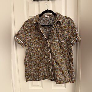 J. Crew Floral Pajama Set